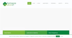 Desktop Screenshot of farmacialeva.it