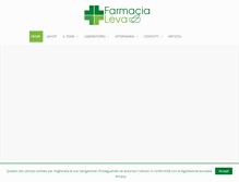 Tablet Screenshot of farmacialeva.it